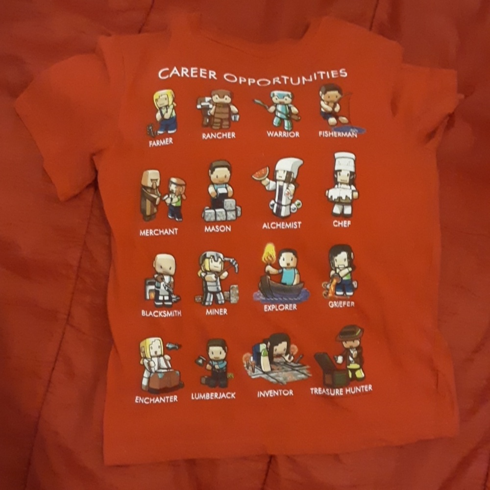 Minecraft Career opportunities shirt